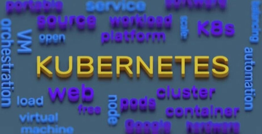 Kubernetes cloud-native keywords including pods, container, orchestration, and platform